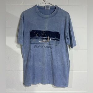 Blue Graphic T-Shirt medium